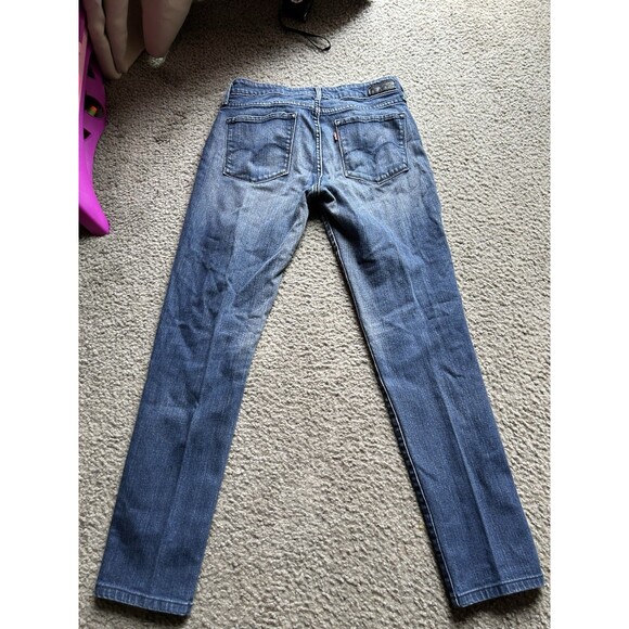 Levi’s Skinny 628 Vintage Blue Jeans Size 6L 28W - Picture 5 of 6